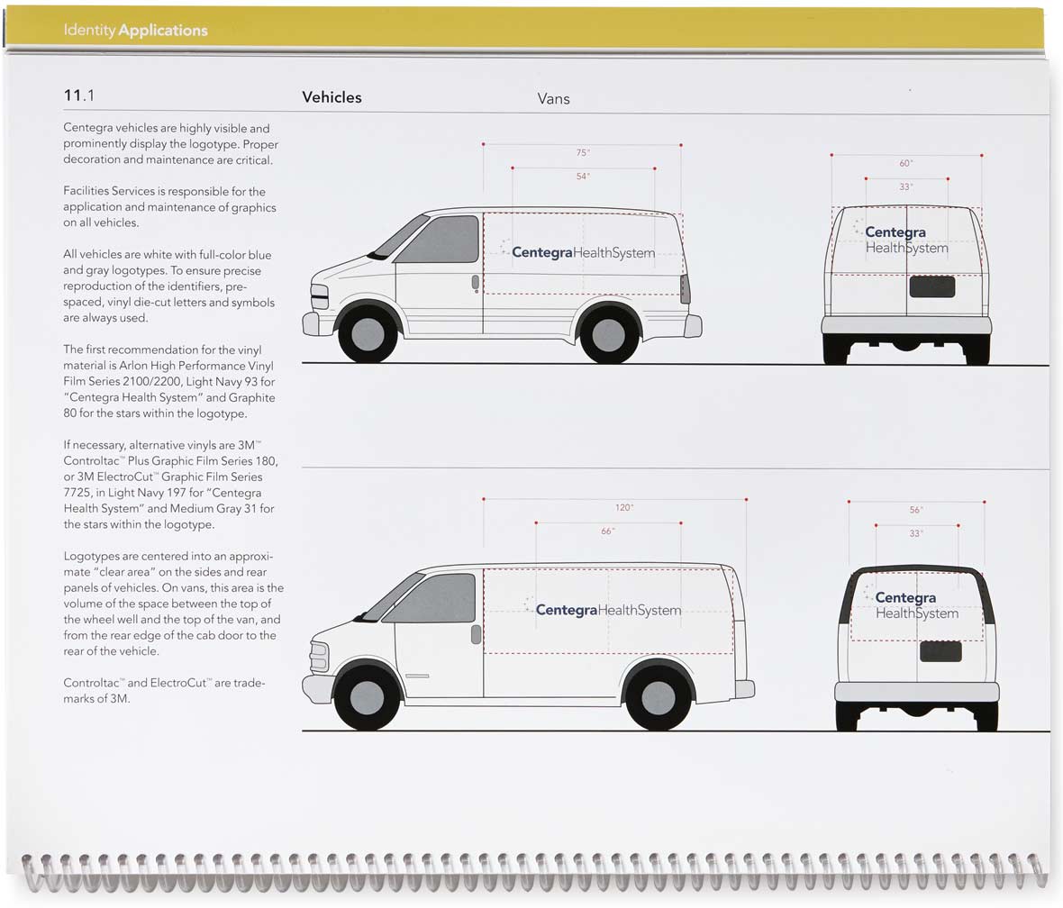 centegra-health-system_vehicle-standards.jpg Art Direction by: Bart Crosby, Crosby Associates